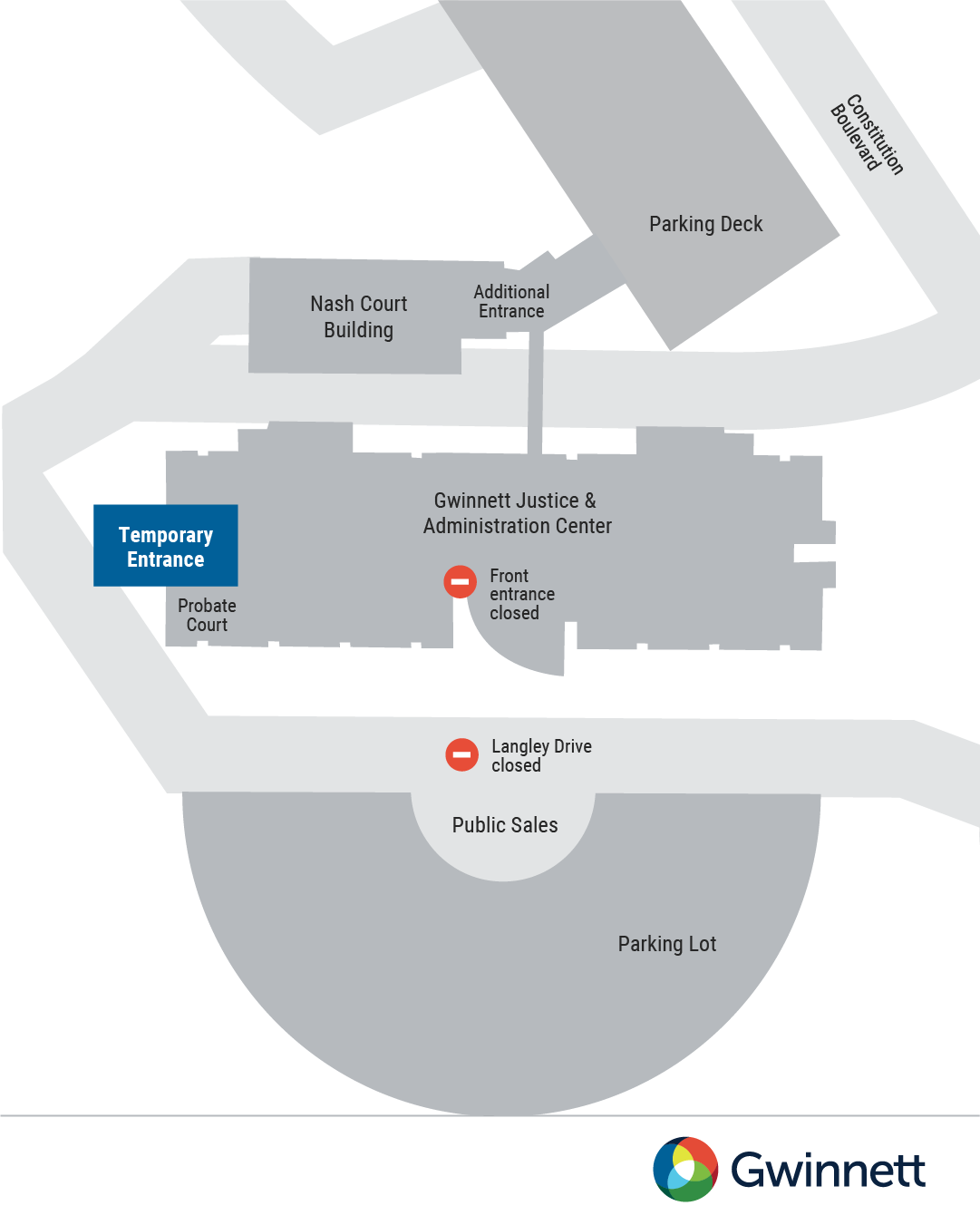 GJAC Parking Map